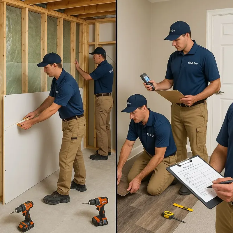 Repairs and Reconstruction process in Five Corners, WA